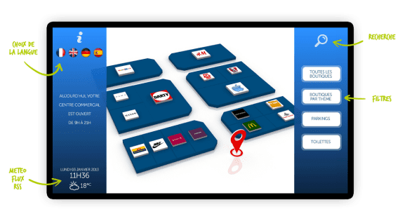 Application tactile Wayfinding