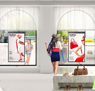 Écran vitrine Samsung OMR