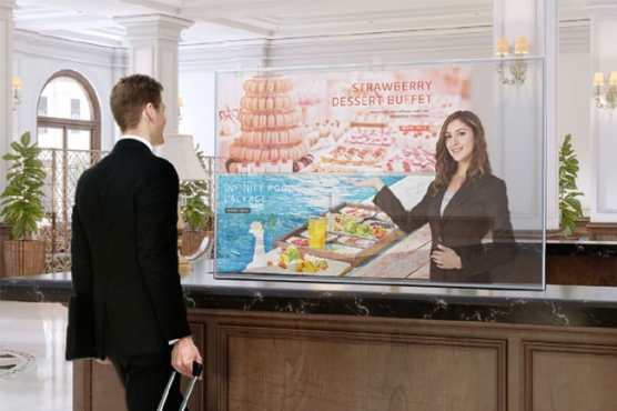 Écran tactile transparent LG 55EW5TF