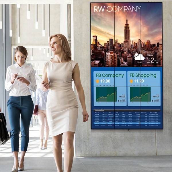 Affichage dynamique pour le corporate